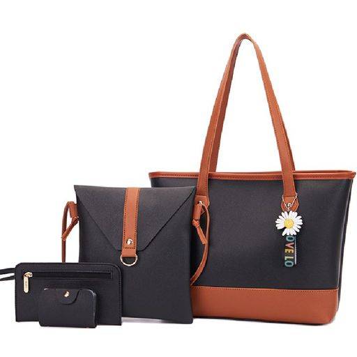 Fashion 4 PCS Ladies Tote Handbags